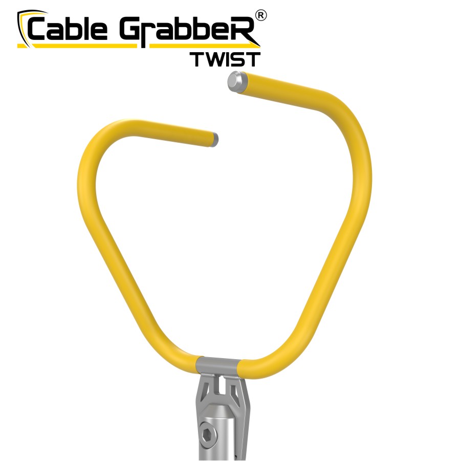 Инструмент безопасности для ручного перемещения кабелей, рукавов, труб Cable GrabbeR TWIST STCGT 60
