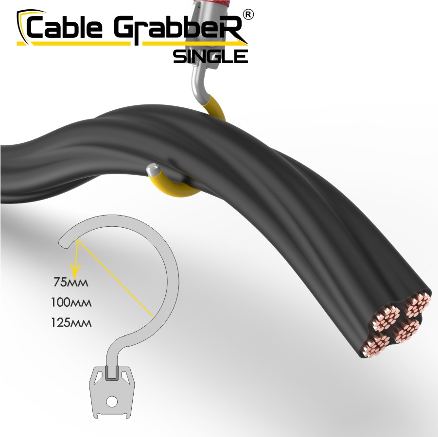 Инструмент безопасности для ручного перемещения кабелей Cable GrabbeR SINGLE STCGS 90