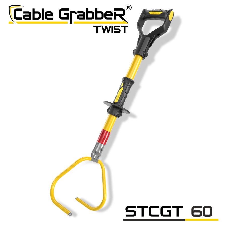 Инструмент безопасности для ручного перемещения кабелей, рукавов, труб Cable GrabbeR TWIST STCGT 60